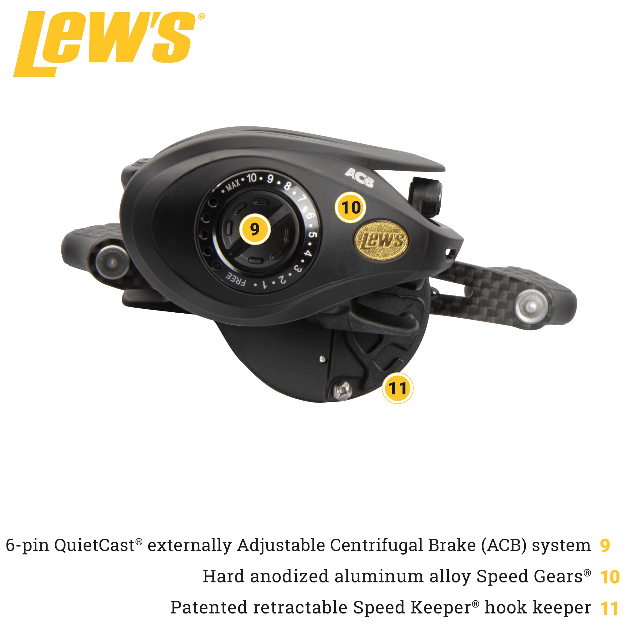 Amazon | Lew's Tournament Pro Speed Spool LFS 7.5:1 右手ベイト